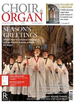 Choir & Organ – November-December 2016