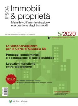 Immobili & proprieta – Maggio 2020