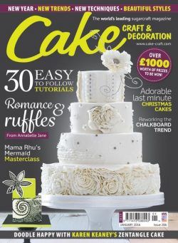 Cake Decoration & Sugarcraft – January 2016