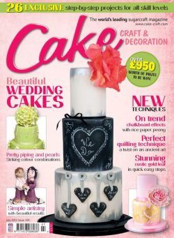 Cake Decoration & Sugarcraft – July 2015