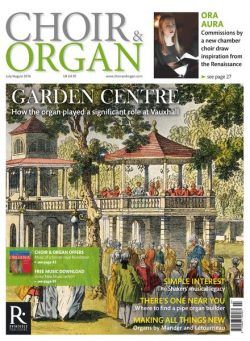 Choir & Organ – July-August 2016