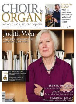 Choir & Organ – July-August 2020