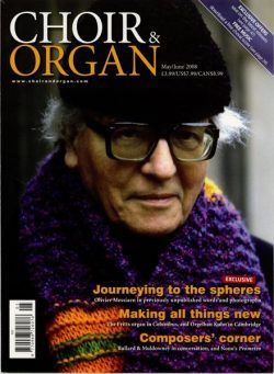 Choir & Organ – May-June 2008