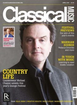 Classical Music – April 2018