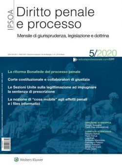 Diritto Penale e Processo – Maggio 2020