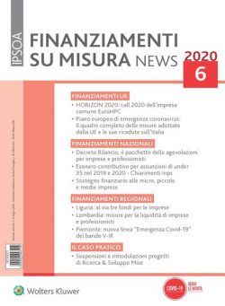 Finanziamenti su misura news – Giugno 2020