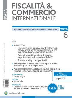 Fiscalita & Commercio Internazionale – Giugno 2020