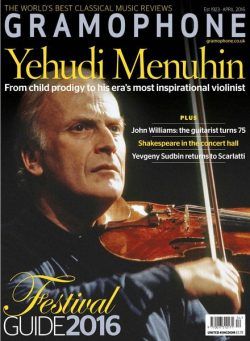 Gramophone – April 2016