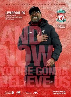 Liverpool FC Programmes – Liverpool vs Aston Villa – 5 July 2020