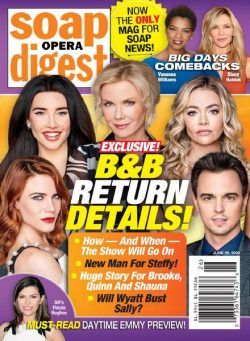 Soap Opera Digest – June 29, 2020