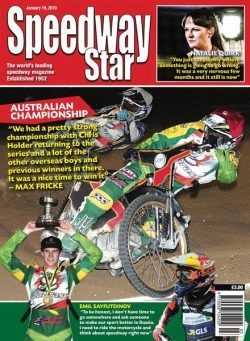 Speedway Star – January 19, 2019