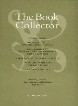 The Book Collector – Summer 2009