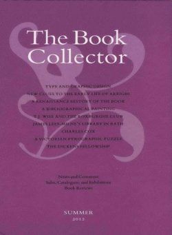 The Book Collector – Summer 2012