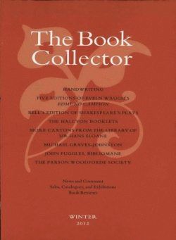 The Book Collector – Winter 2012