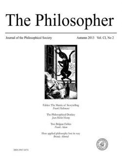 The Philosopher – Autumn 2013