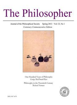 The Philosopher – Spring 2013