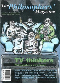 The Philosophers’ Magazine – 3rd quarter 2001