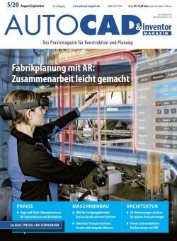 Autocad & Inventor Magazin – August-September 2020