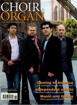 Choir & Organ – November-December 2007