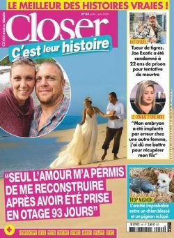 Closer C’est leur histoire – juillet-aout 2020