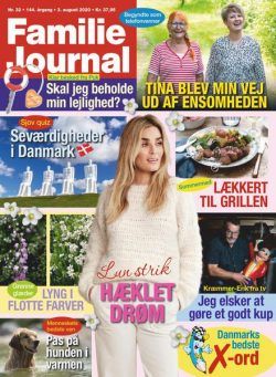 Familie Journal – 03 august 2020