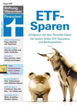 Finanztest – August 2020