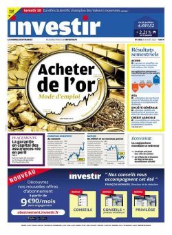 Investir – 8 Aout 2020