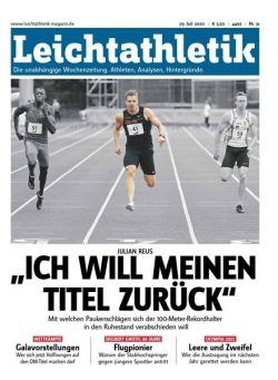 Leichtathletik – 29 Juli 2020