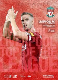 Liverpool FC Programmes – Liverpool vs Burnley – 11 July 2020