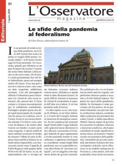 L’Osservatore Magazine – 1 Agosto 2020