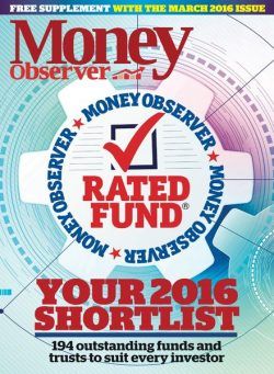 Money Observer – 2016 Shortlist Supplement