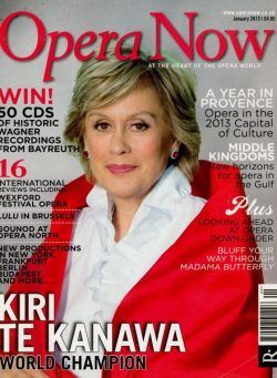 Opera Now – January 2013