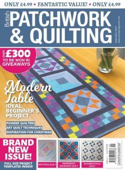 Patchwork & Quilting UK – September 2020