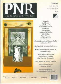 PN Review – March-April 2002