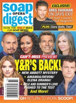 Soap Opera Digest – August 17, 2020