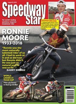 Speedway Star – August 25, 2018