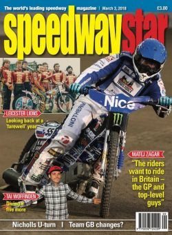 Speedway Star – March 3, 2018