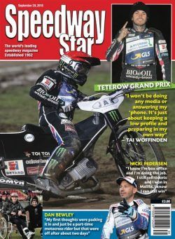 Speedway Star – September 29, 2018