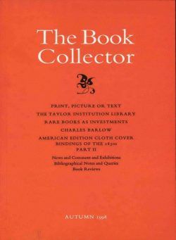 The Book Collector – Autumn 1998