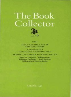 The Book Collector – Spring 1997