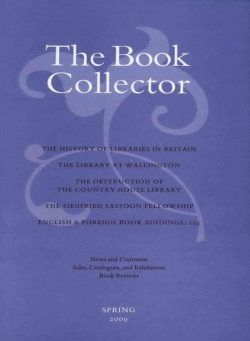 The Book Collector – Spring 2009