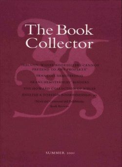 The Book Collector – Summer 2001