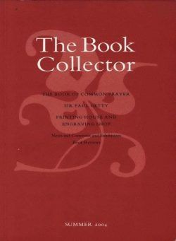 The Book Collector – Summer 2004