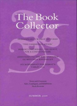 The Book Collector – Summer 2008