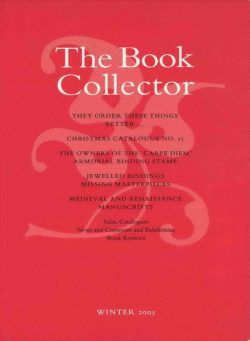 The Book Collector – Winter, 2005