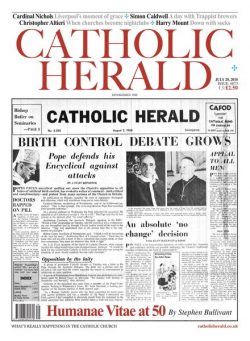 The Catholic Herald – 20 July 2018