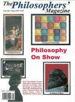 The Philosophers’ Magazine – 1st quarter 1998