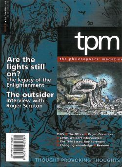 The Philosophers’ Magazine – 3rd quarter 2008