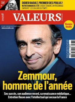 Valeurs Actuelles – 06 aout 2020