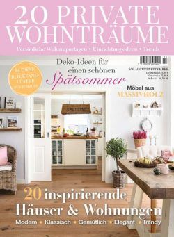 20 Private Wohntraume – August-September 2020